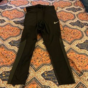 Nike black cropped pants SZ XS